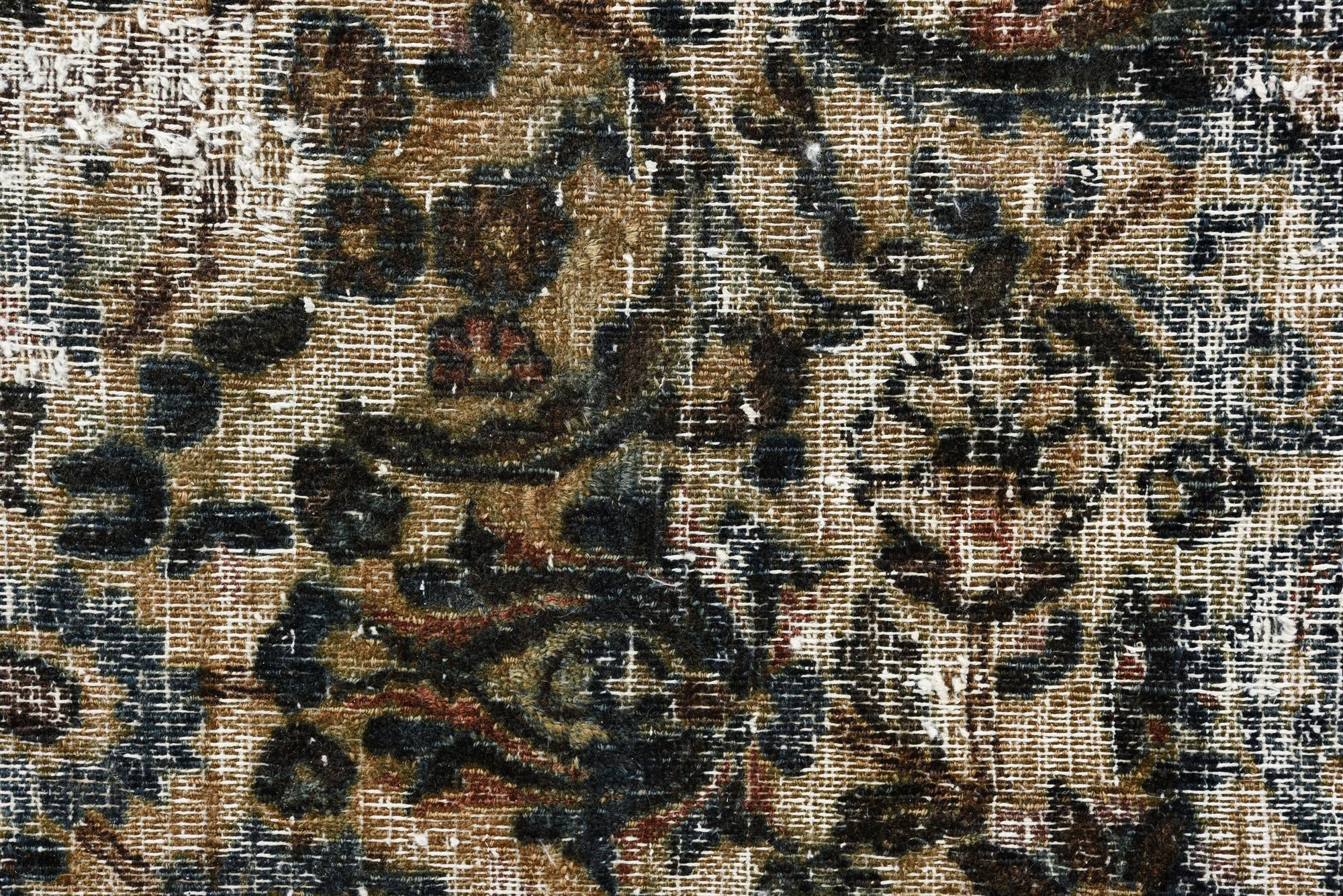 6' 10 x 11' Hand Knotted Ultra Vintage Persian Wool Rug