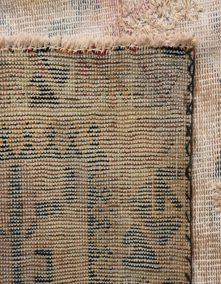 Detail image of 4' 10 x 6' 4  Hand Knotted Ultra Vintage Persian Wool Rug