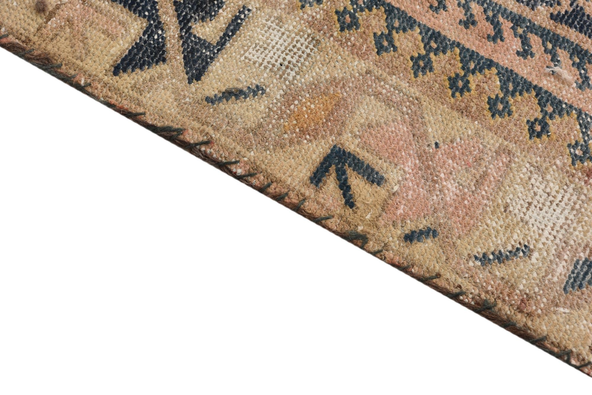 4' 10 x 6' 4 Hand Knotted Ultra Vintage Persian Wool Rug