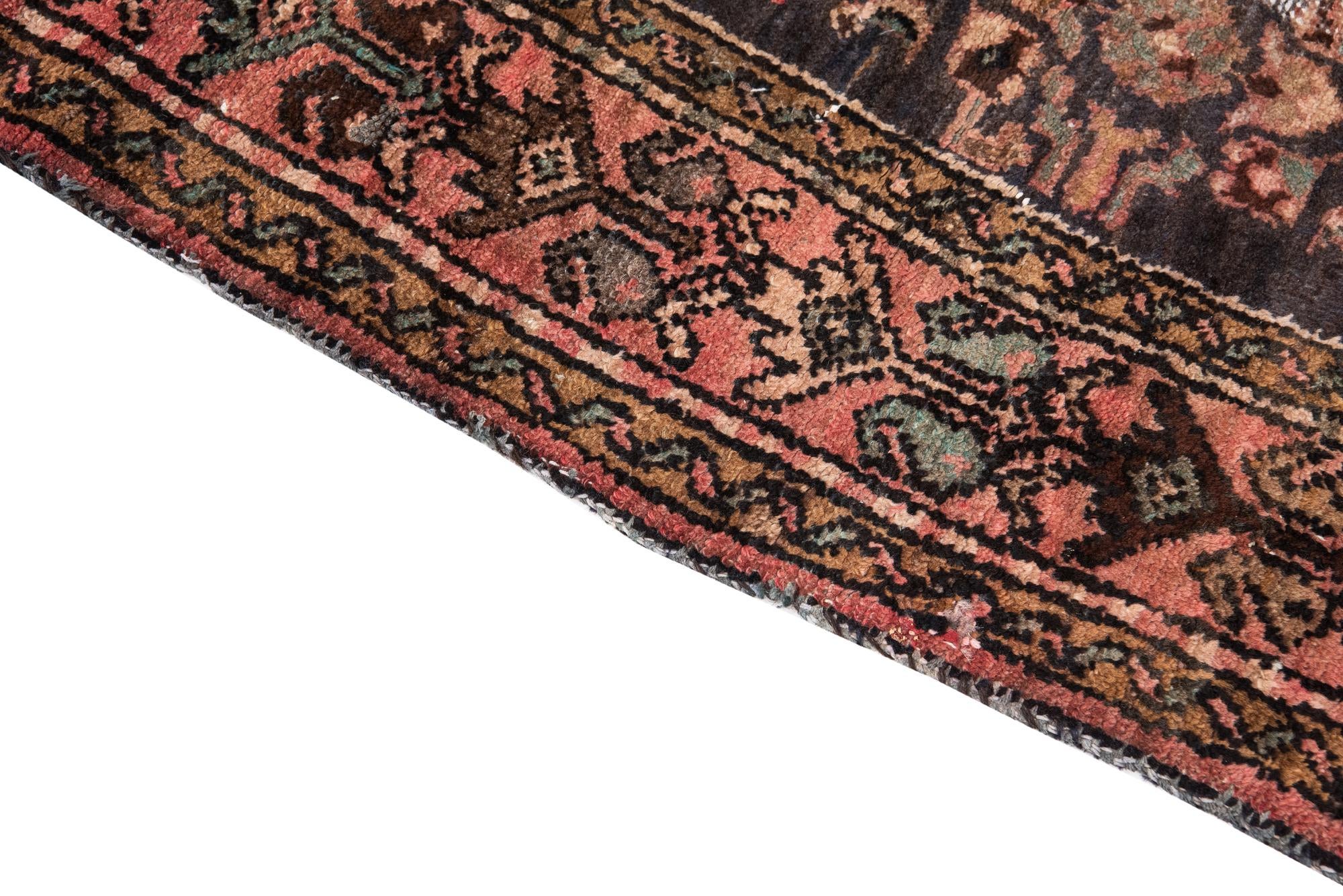 3' 9 x 7' 1 Hand Knotted Ultra Vintage Persian Wool Rug