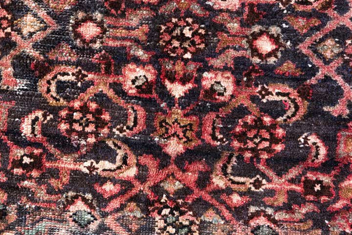 3' 9 x 7' 1 Hand Knotted Ultra Vintage Persian Wool Rug
