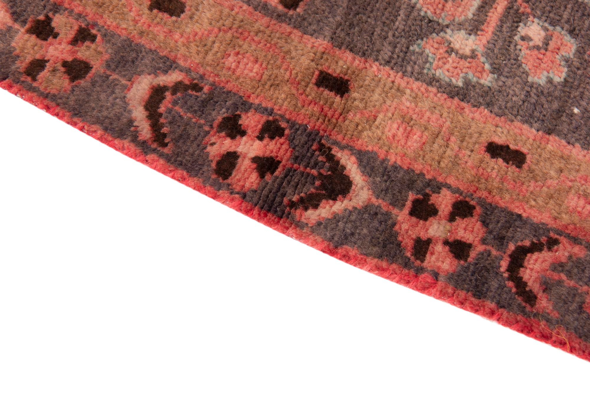 4' 1 x 6' 8 Hand Knotted Ultra Vintage Persian Wool Rug