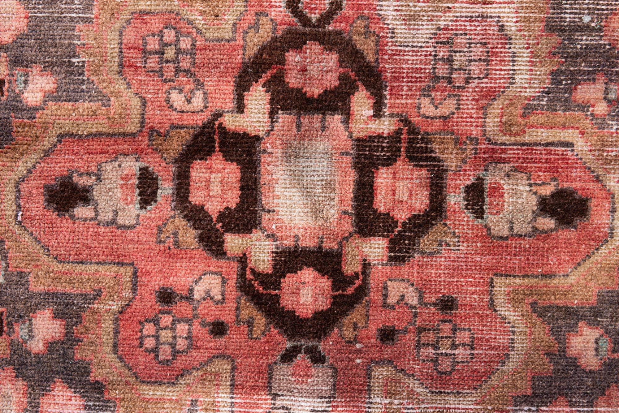 4' 1 x 6' 8 Hand Knotted Ultra Vintage Persian Wool Rug