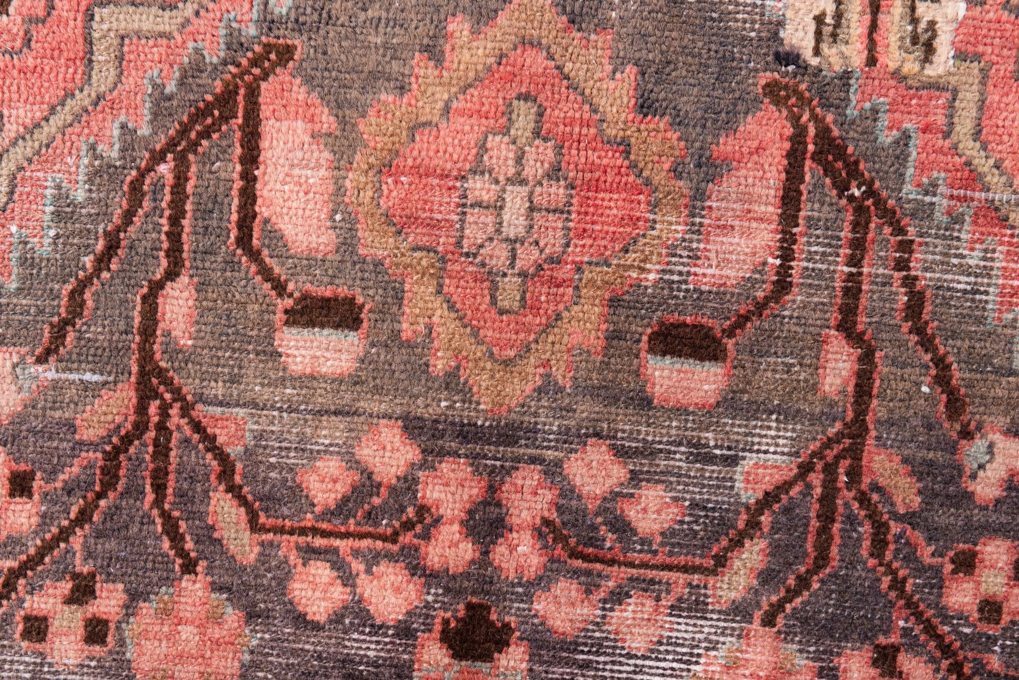 4' 1 x 6' 8 Hand Knotted Ultra Vintage Persian Wool Rug