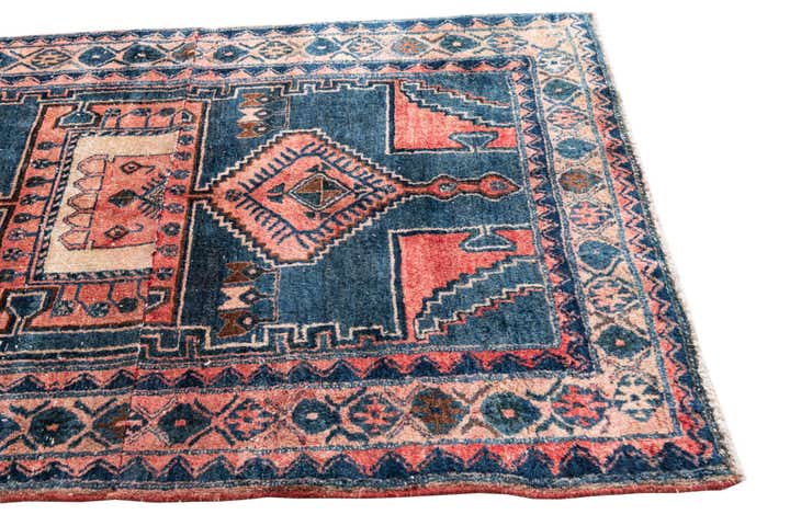 135cm x 220cm anudado a mano Ultra Vintage Alfombra Persa Lana