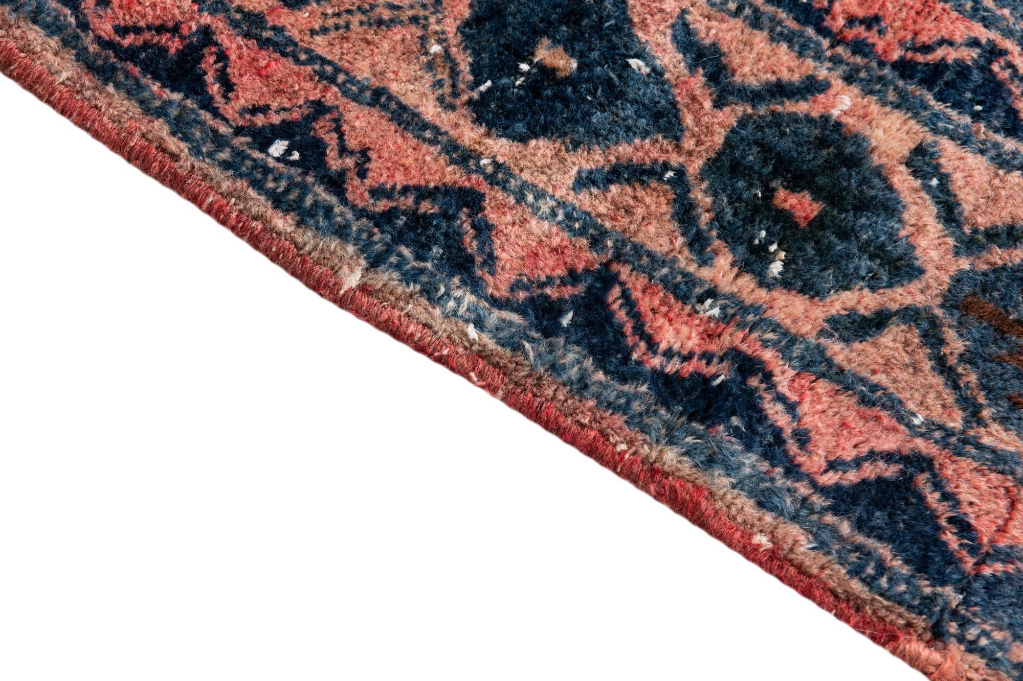 135cm x 220cm anudado a mano Ultra Vintage Alfombra Persa Lana
