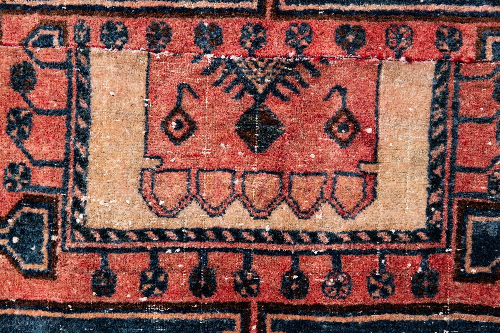 135cm x 220cm anudado a mano Ultra Vintage Alfombra Persa Lana