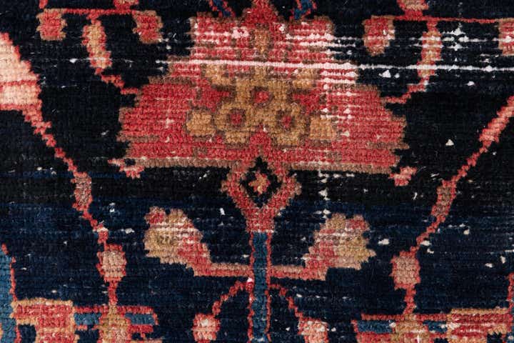 4' 9 x 6' Hand Knotted Ultra Vintage Persian Wool Rug