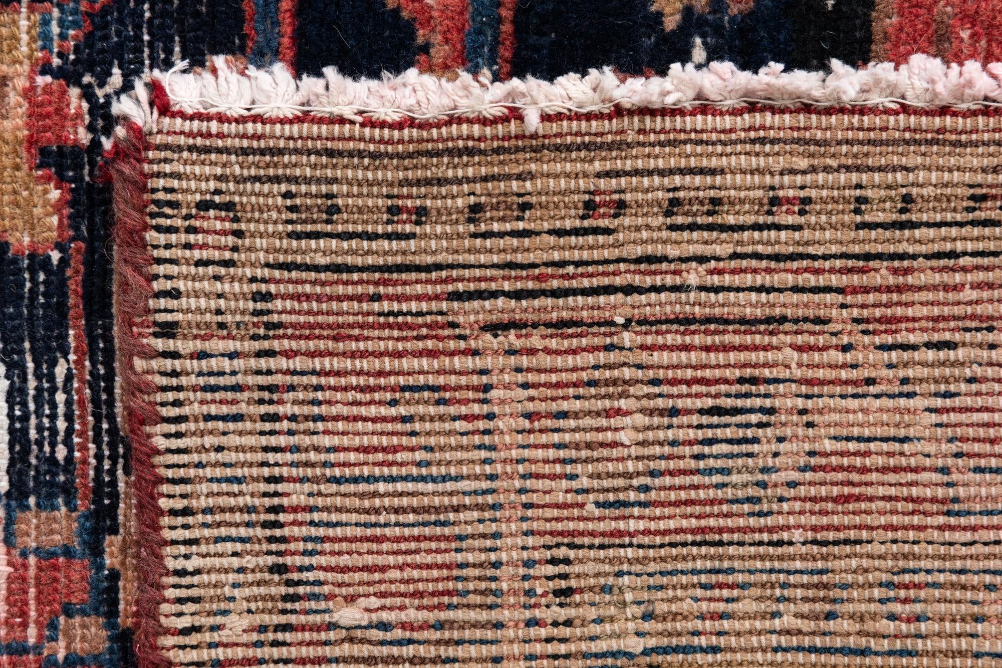 4' 9 x 6' Hand Knotted Ultra Vintage Persian Wool Rug