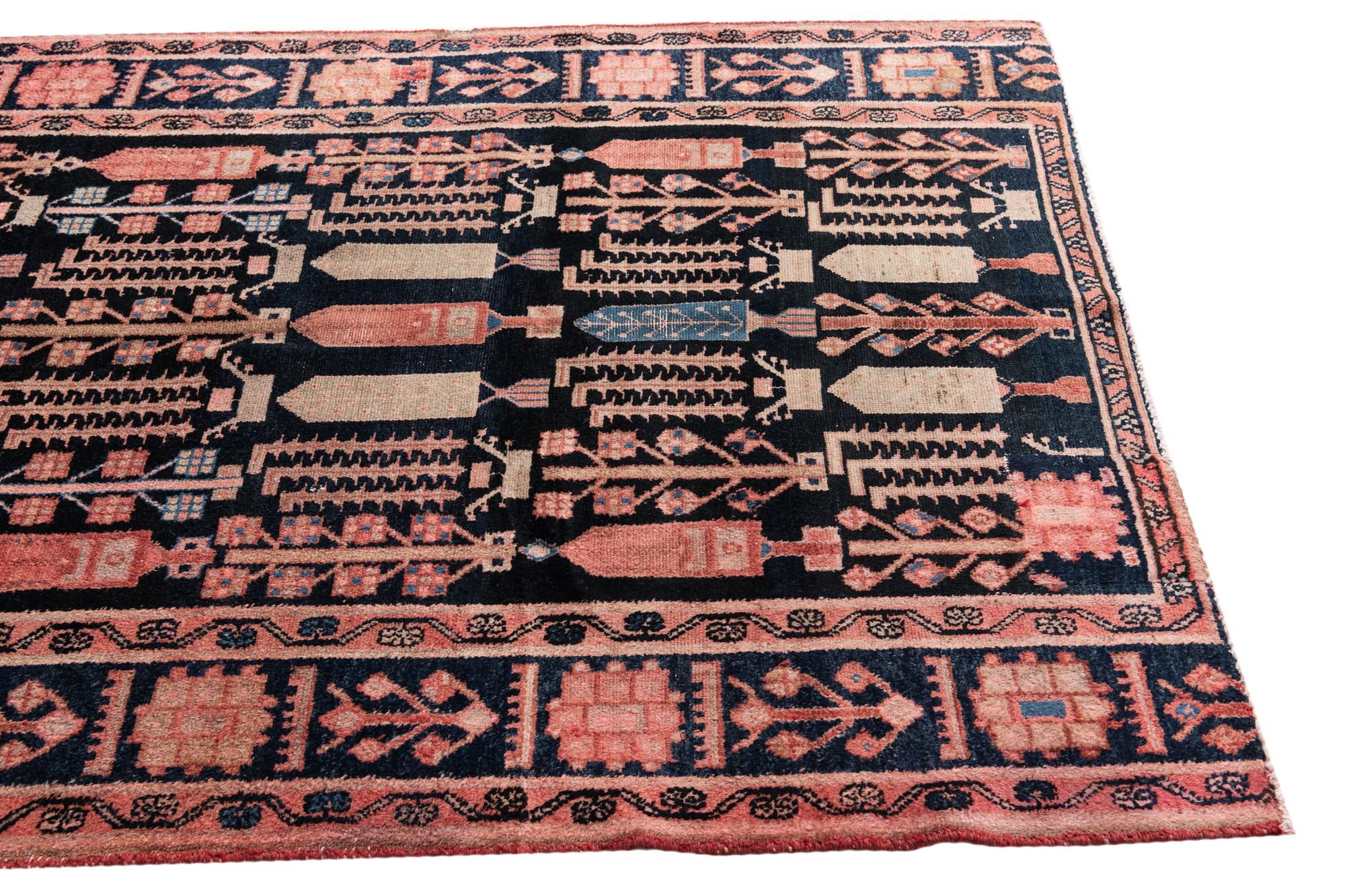 5' x 9' Hand Knotted Ultra Vintage Persian Wool Rug
