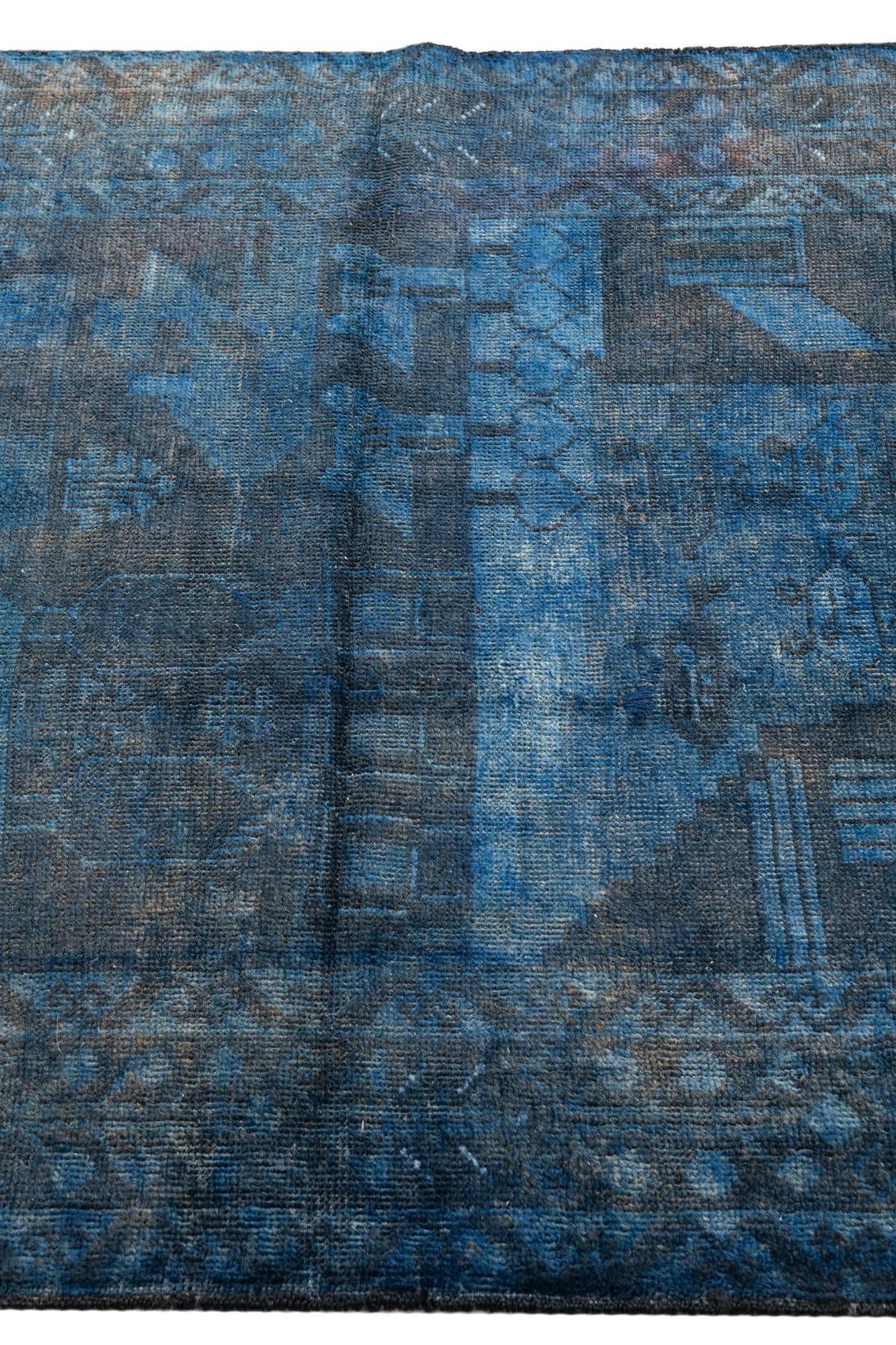 3' 6 x 6' 8 Hand Knotted Ultra Vintage Persian Wool Rug