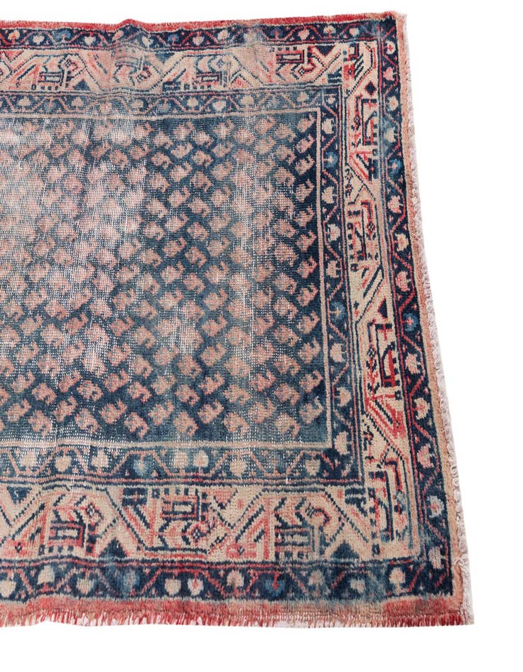 Detail image of 3' 6 x 5' 4  Hand Knotted Ultra Vintage Persian Wool Rug