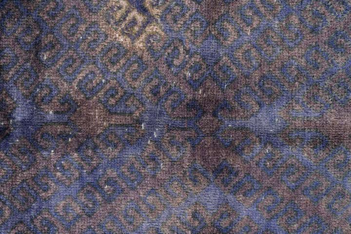 4' 2 x 7' 6 Hand Knotted Ultra Vintage Persian Wool Rug