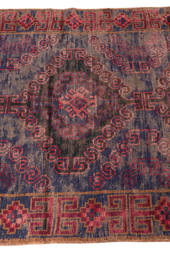 3' 5 x 6' 5 Hand Knotted Ultra Vintage Persian Wool Rug
