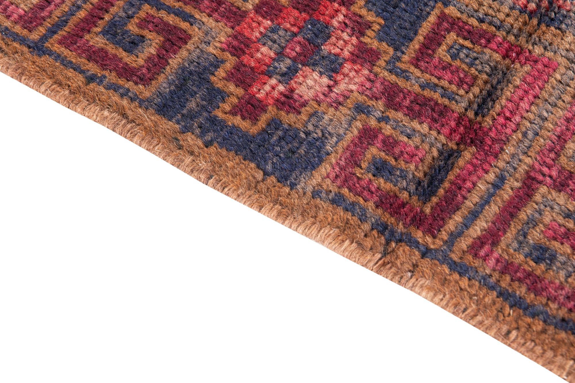 3' 5 x 6' 5 Hand Knotted Ultra Vintage Persian Wool Rug