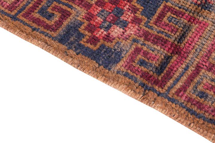 3' 5 x 6' 5 Hand Knotted Ultra Vintage Persian Wool Rug