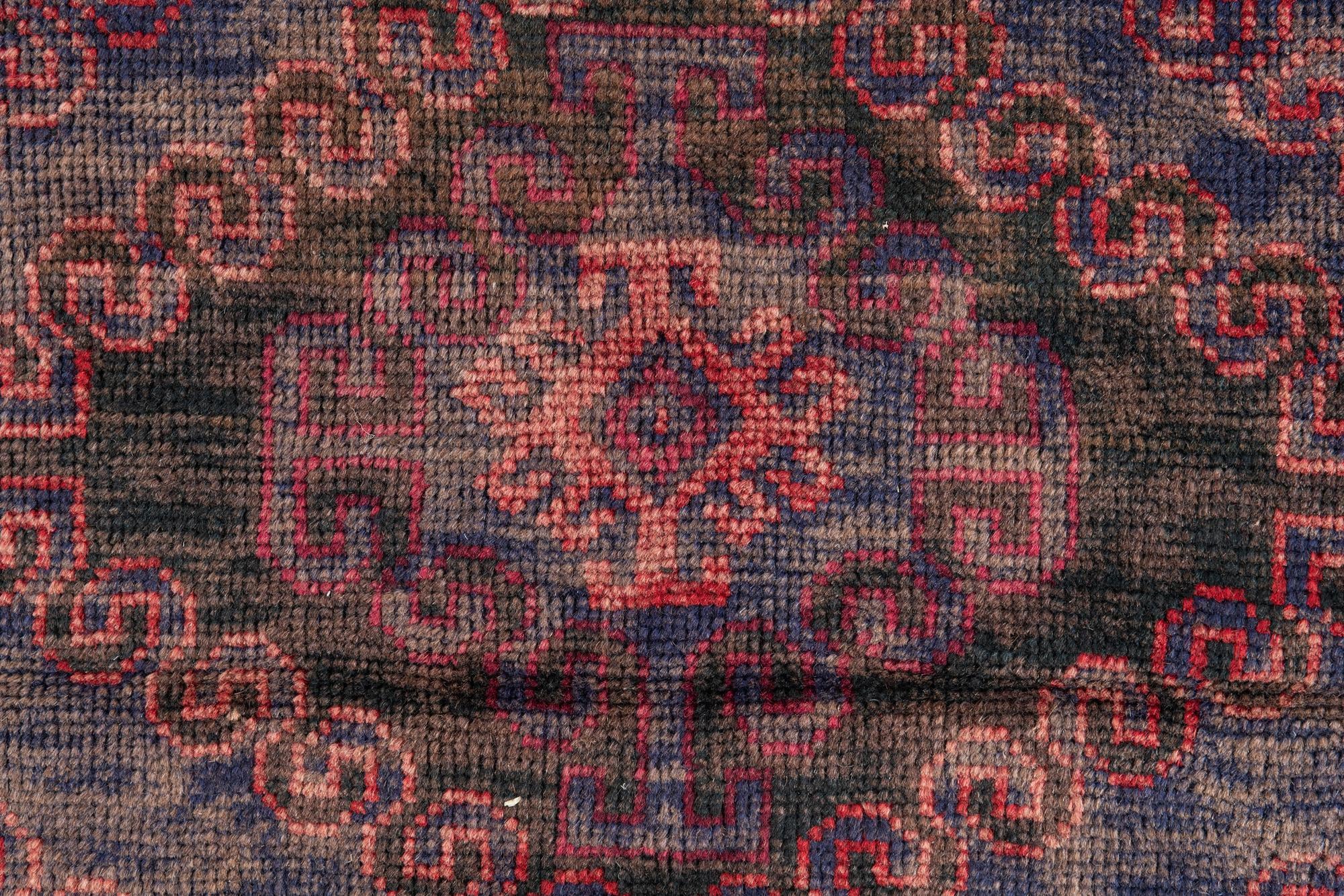 3' 5 x 6' 5 Hand Knotted Ultra Vintage Persian Wool Rug