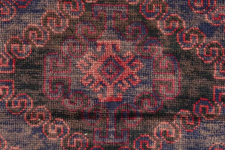 3' 5 x 6' 5 Hand Knotted Ultra Vintage Persian Wool Rug