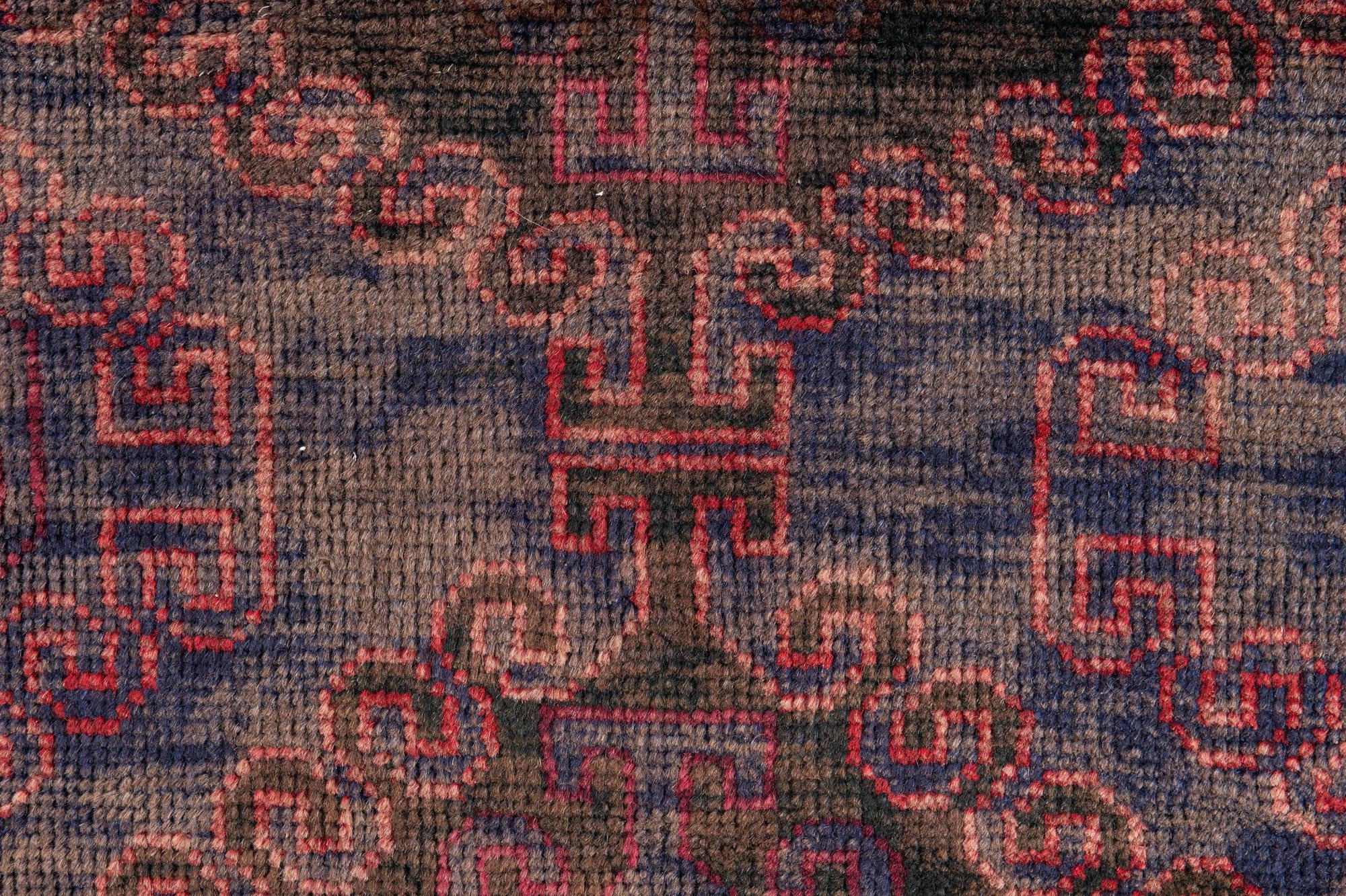 3' 5 x 6' 5 Hand Knotted Ultra Vintage Persian Wool Rug