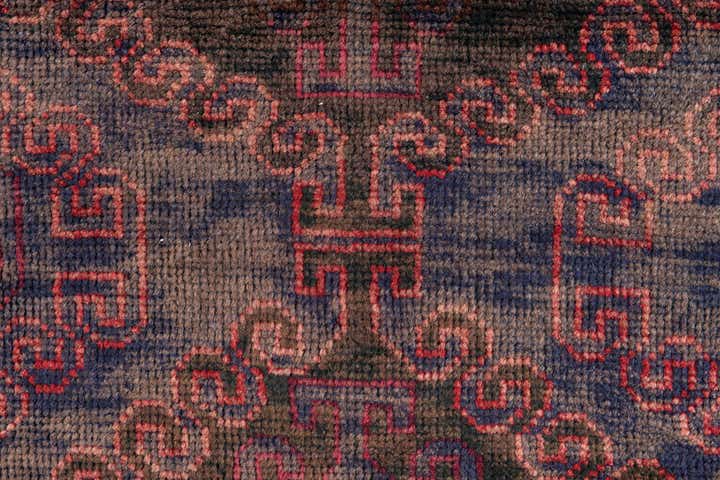 3' 5 x 6' 5 Hand Knotted Ultra Vintage Persian Wool Rug