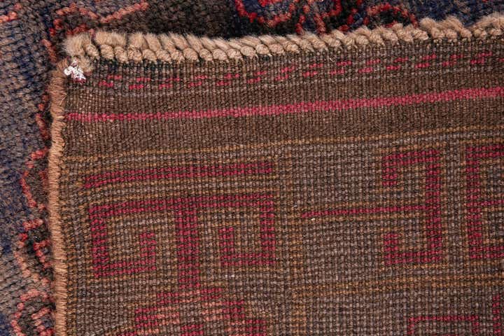 3' 5 x 6' 5 Hand Knotted Ultra Vintage Persian Wool Rug