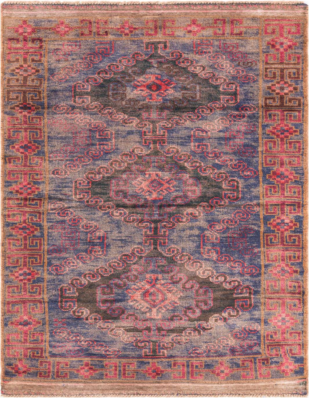 Primary image 3' 5 x 6' 5  Hand Knotted Ultra Vintage Persian Wool Rug