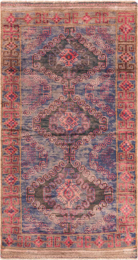 3' 5 x 6' 5 Hand Knotted Ultra Vintage Persian Wool Rug