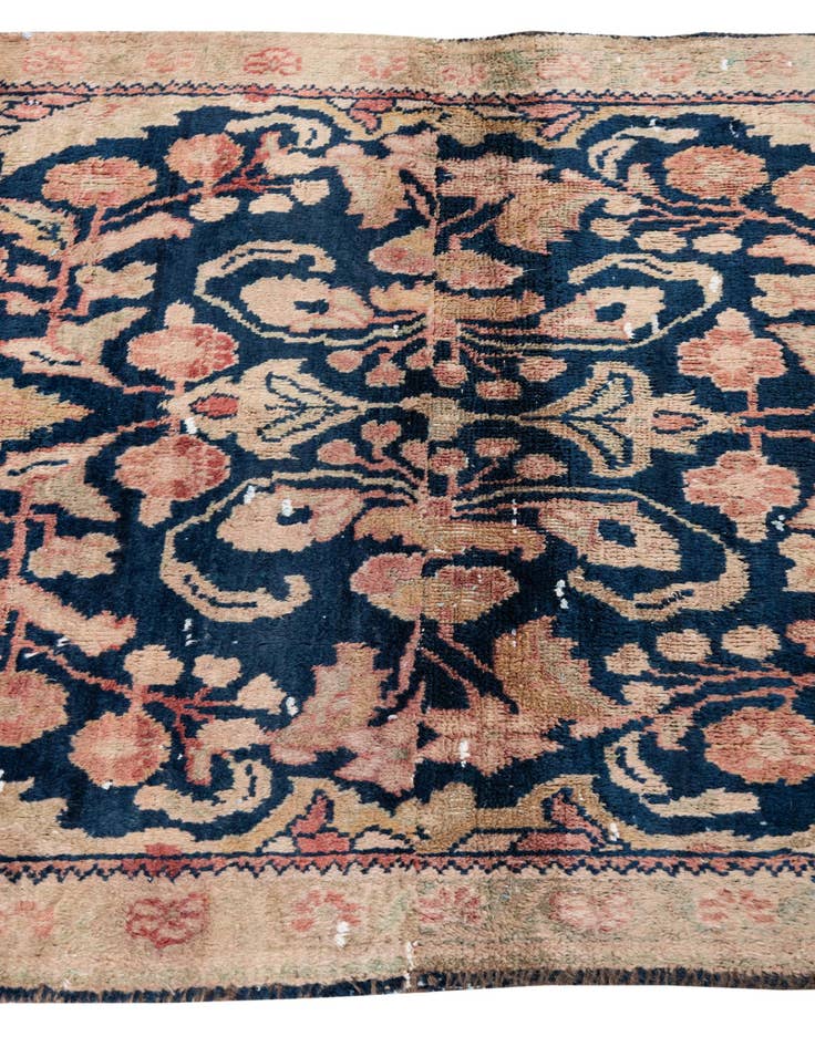 Detail image of 3' 3 x 5'  Hand Knotted Ultra Vintage Persian Wool Rug