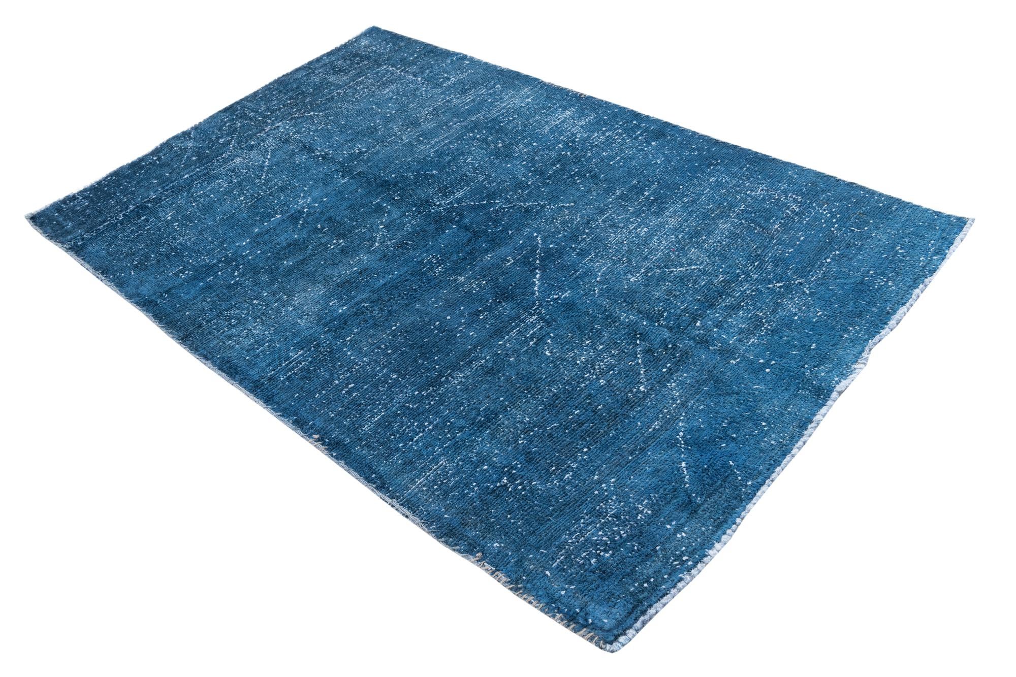 3' 7 x 5' 4 Hand Knotted Ultra Vintage Persian Wool Rug
