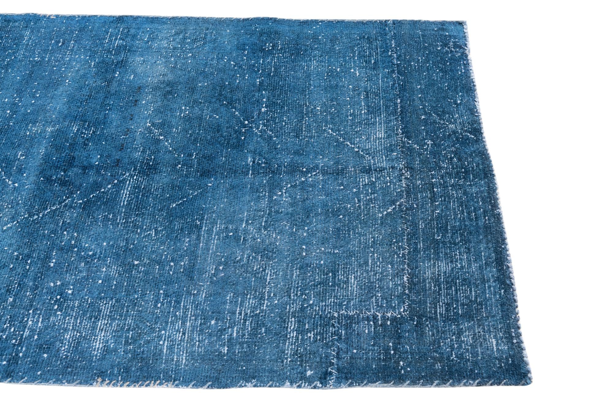 3' 7 x 5' 4 Hand Knotted Ultra Vintage Persian Wool Rug