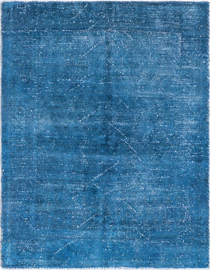 Detail image of 3' 7 x 5' 4 Hand Knotted Ultra Vintage Persian Wool Rug