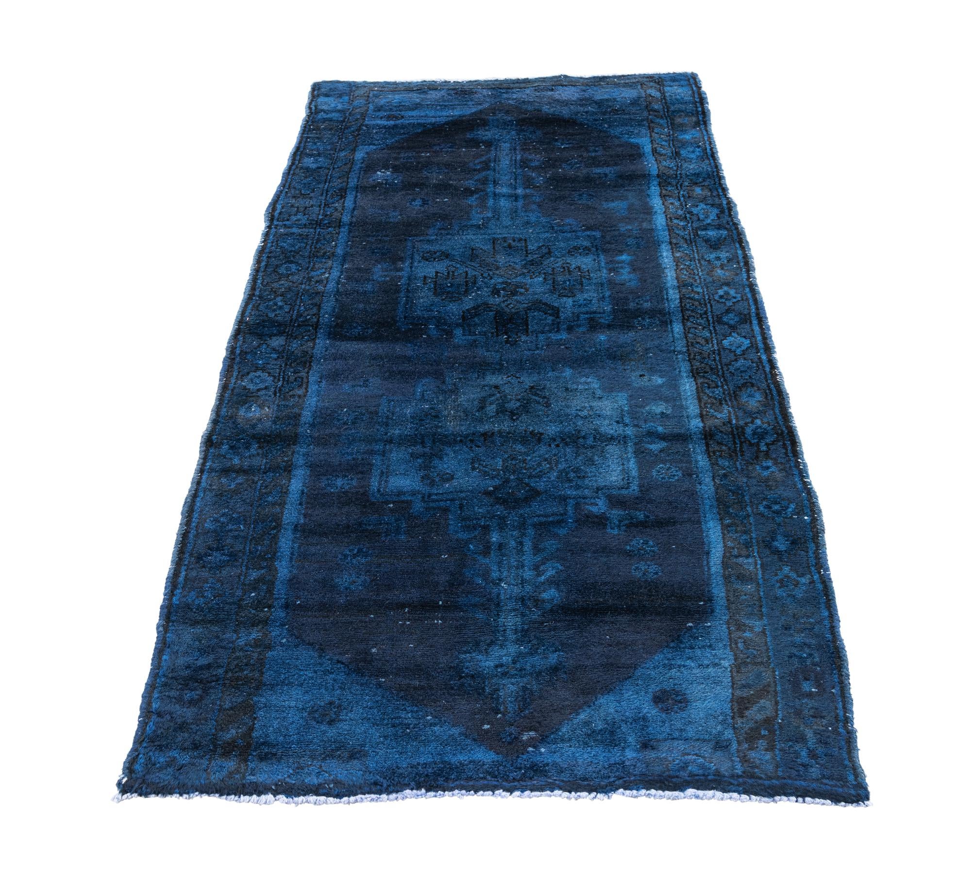 3' 4 x 6' 2 Hand Knotted Ultra Vintage Persian Wool Rug