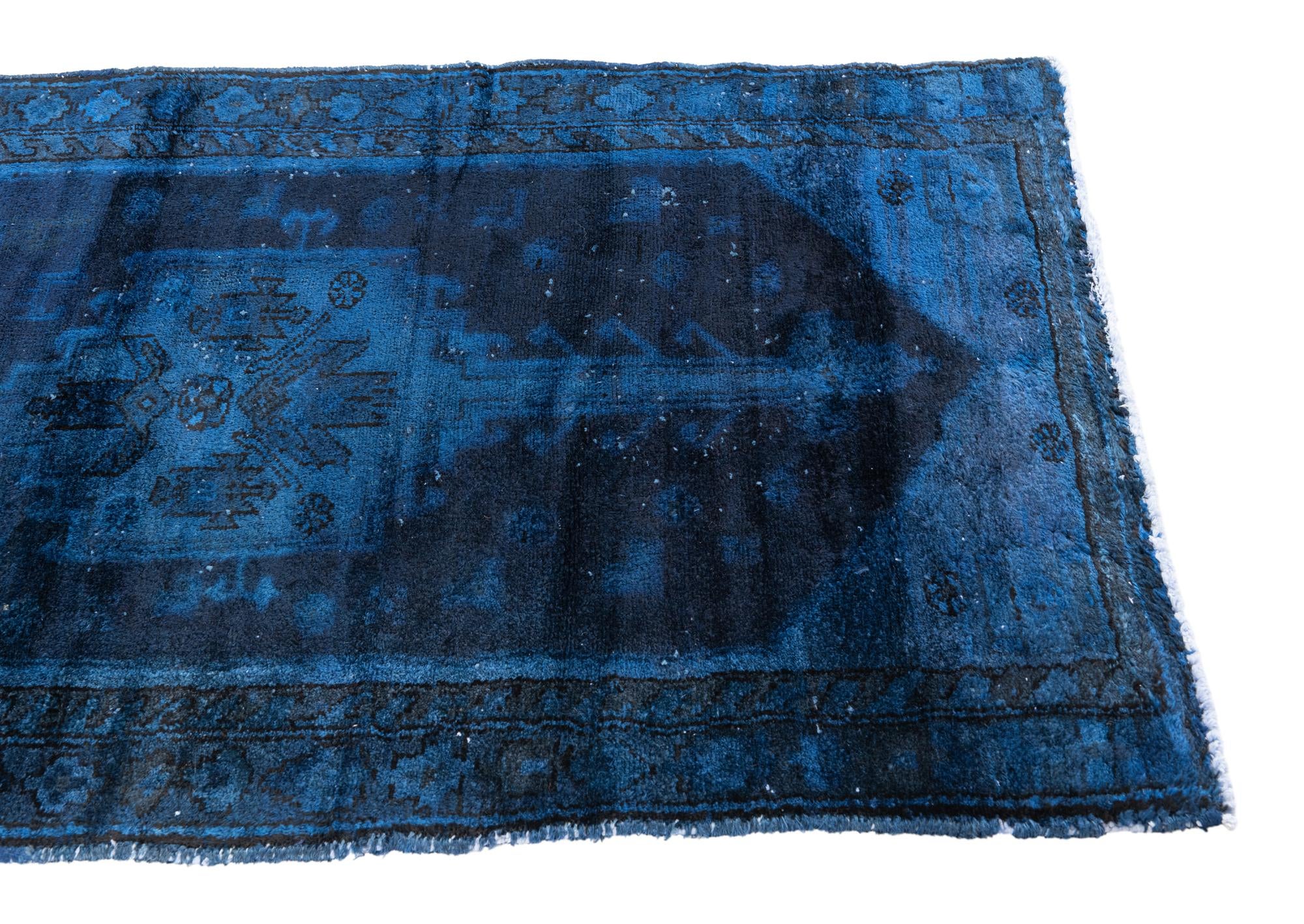 3' 4 x 6' 2 Hand Knotted Ultra Vintage Persian Wool Rug