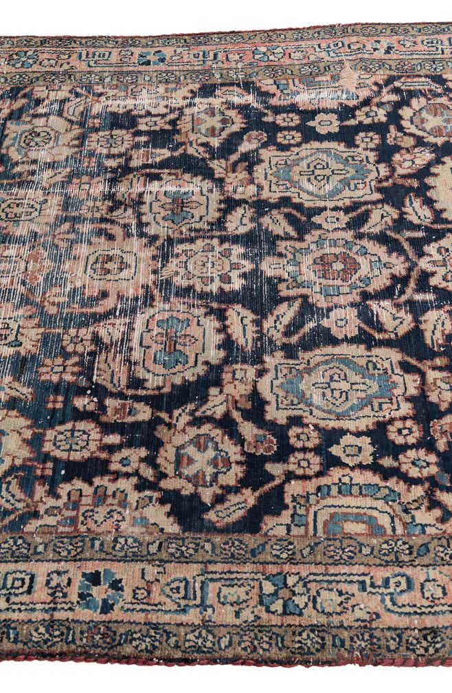 4' 6 x 7' 1 Hand Knotted Ultra Vintage Persian Wool Rug