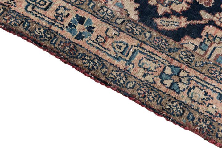 4' 6 x 7' 1 Hand Knotted Ultra Vintage Persian Wool Rug