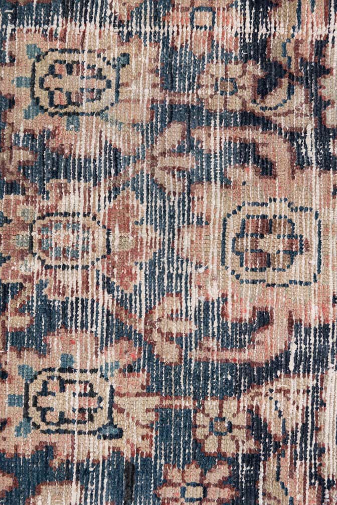 4' 6 x 7' 1 Hand Knotted Ultra Vintage Persian Wool Rug