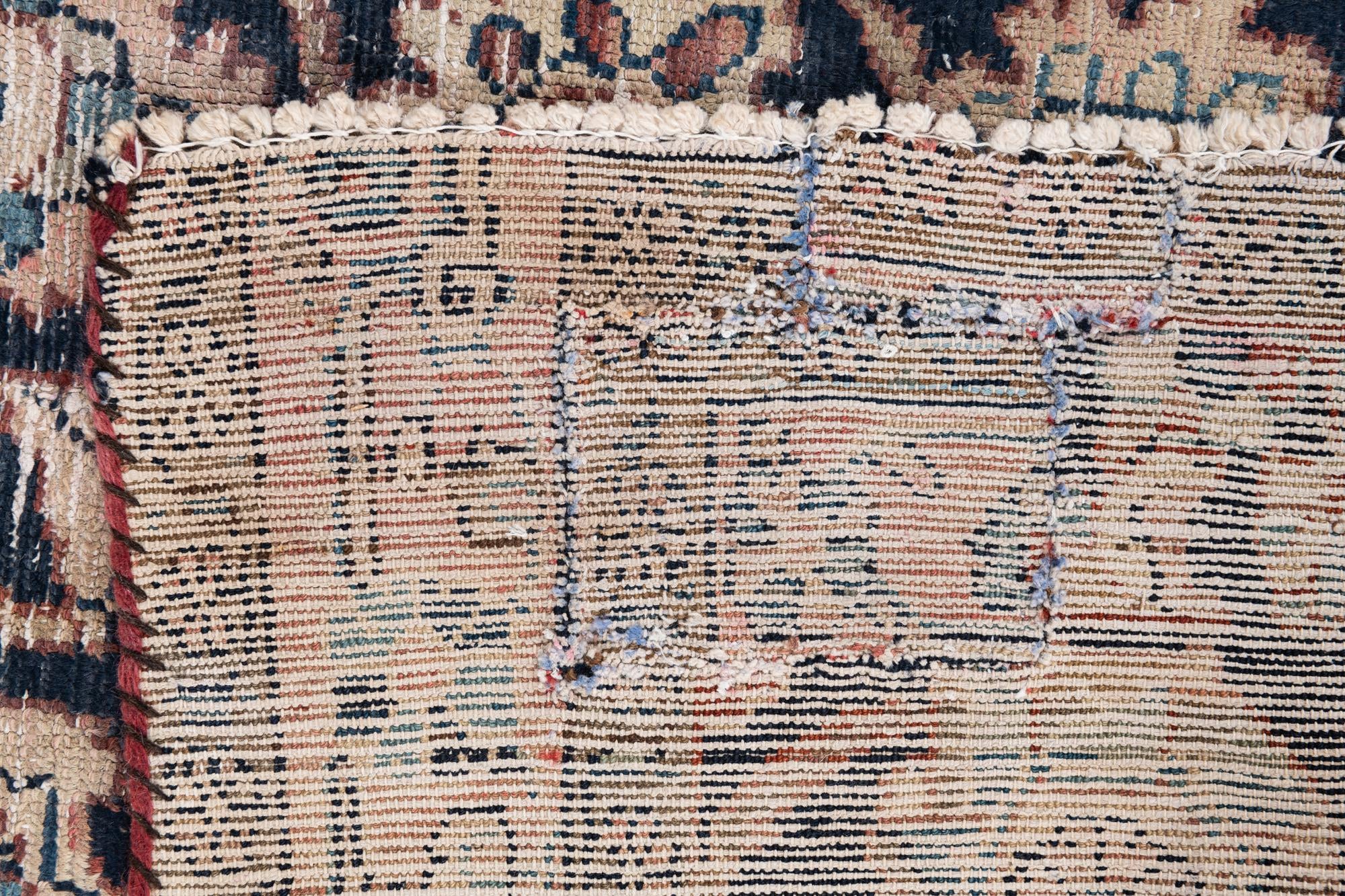 4' 6 x 7' 1 Hand Knotted Ultra Vintage Persian Wool Rug