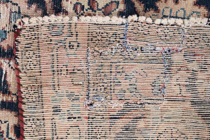 4' 6 x 7' 1 Hand Knotted Ultra Vintage Persian Wool Rug