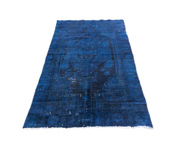 3' 8 x 6' 8 Hand Knotted Ultra Vintage Persian Wool Rug