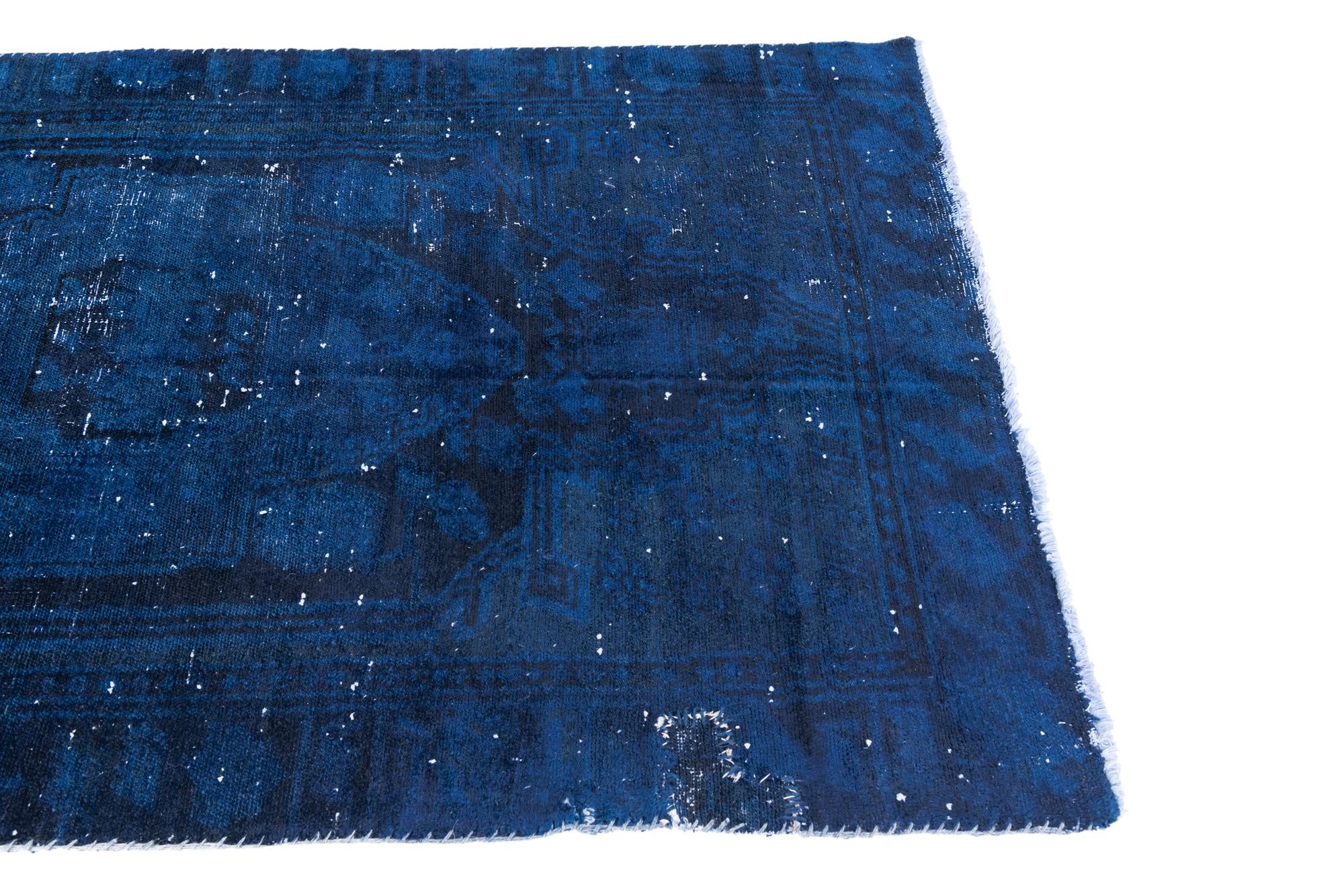 3' 8 x 6' 8 Hand Knotted Ultra Vintage Persian Wool Rug