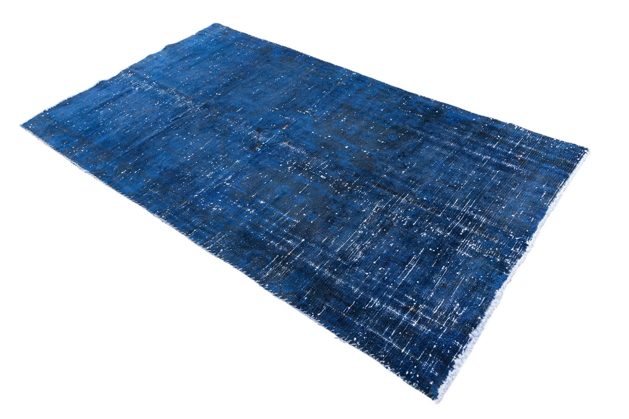 3' 10 x 7' 1 Hand Knotted Ultra Vintage Persian Wool Rug