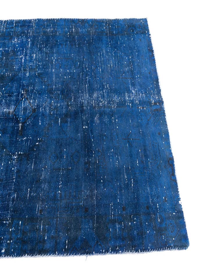 Detail image of 3' 10 x 7' 1  Hand Knotted Ultra Vintage Persian Wool Rug