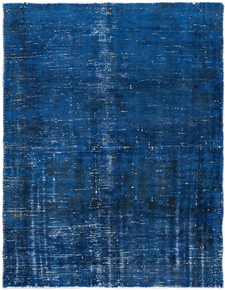 Detail image of 3' 10 x 7' 1 Hand Knotted Ultra Vintage Persian Wool Rug