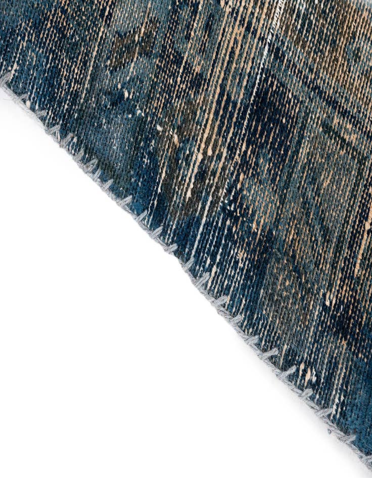 Detail image of 4' 7 x 7' 7  Hand Knotted Ultra Vintage Persian Wool Rug