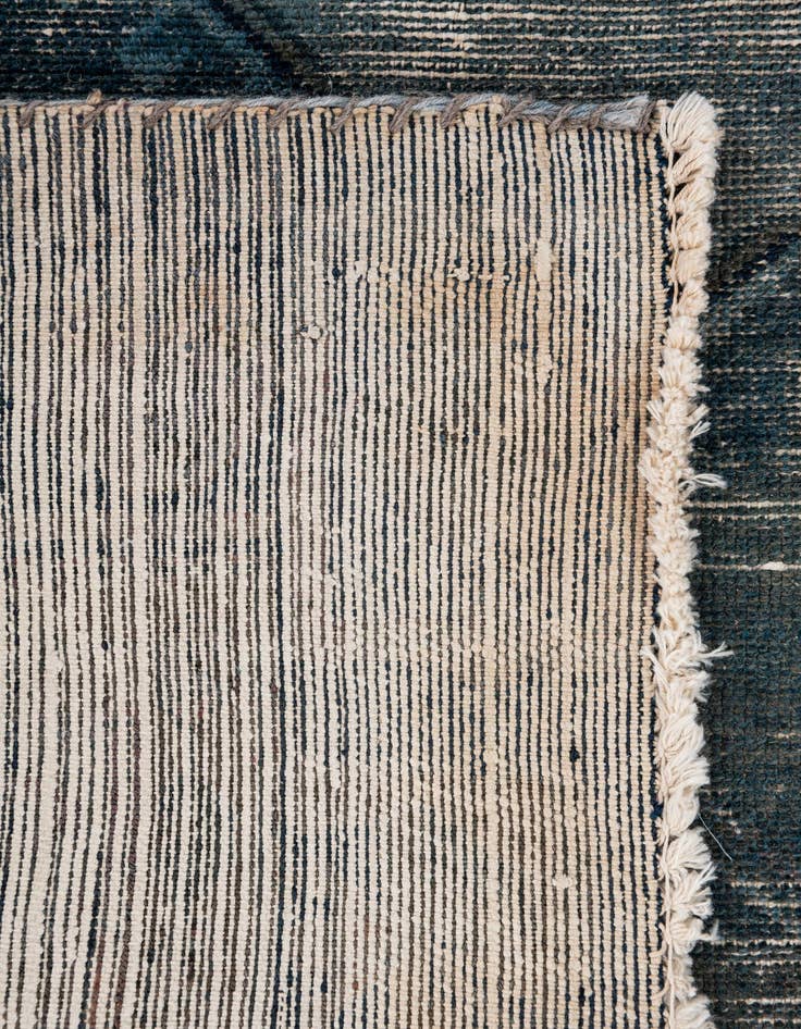 Detail image of 4' 7 x 7' 7  Hand Knotted Ultra Vintage Persian Wool Rug