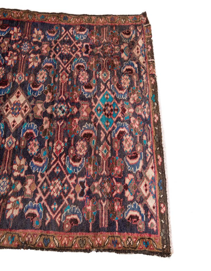 Detail image of 3' x 4' 4 Hand Knotted Ultra Vintage Persian Wool Rug