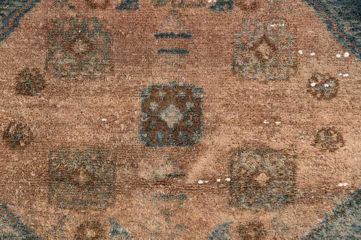 4' 1 x 7' Hand Knotted Ultra Vintage Persian Wool Rug