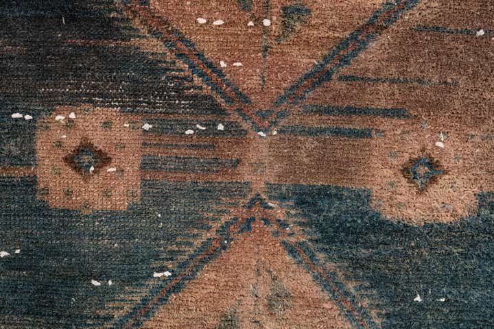 4' 1 x 7' Hand Knotted Ultra Vintage Persian Wool Rug