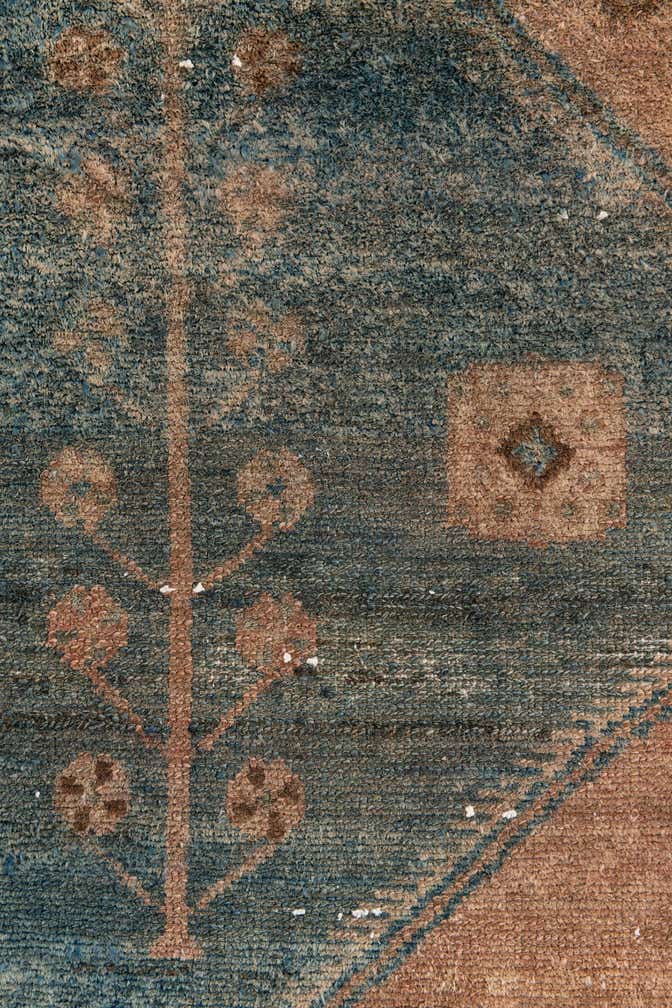 4' 1 x 7' Hand Knotted Ultra Vintage Persian Wool Rug