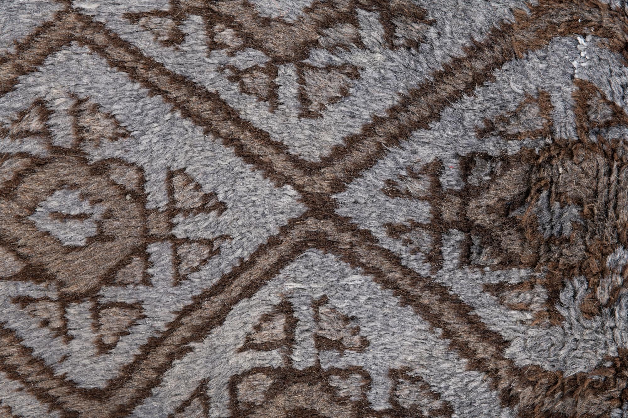4' 1 x 6' 9 Hand Knotted Ultra Vintage Persian Wool Rug